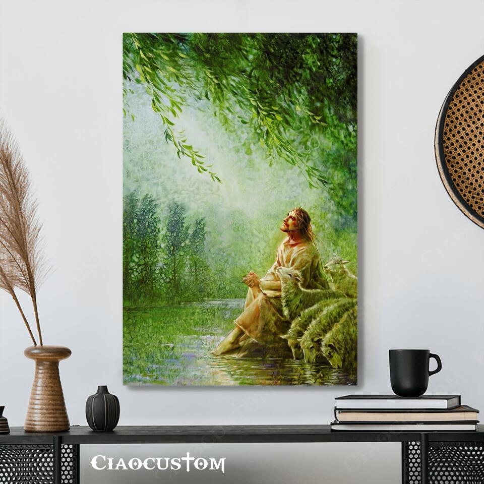 Jesus Wall Pictures 4 - Jesus Canvas Painting - Jesus Canvas Art - Jesus Poster - Jesus Canvas - Christian Gift - Ciaocustom