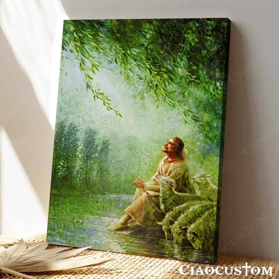 Jesus Wall Pictures 4 - Jesus Canvas Painting - Jesus Canvas Art - Jesus Poster - Jesus Canvas - Christian Gift - Ciaocustom