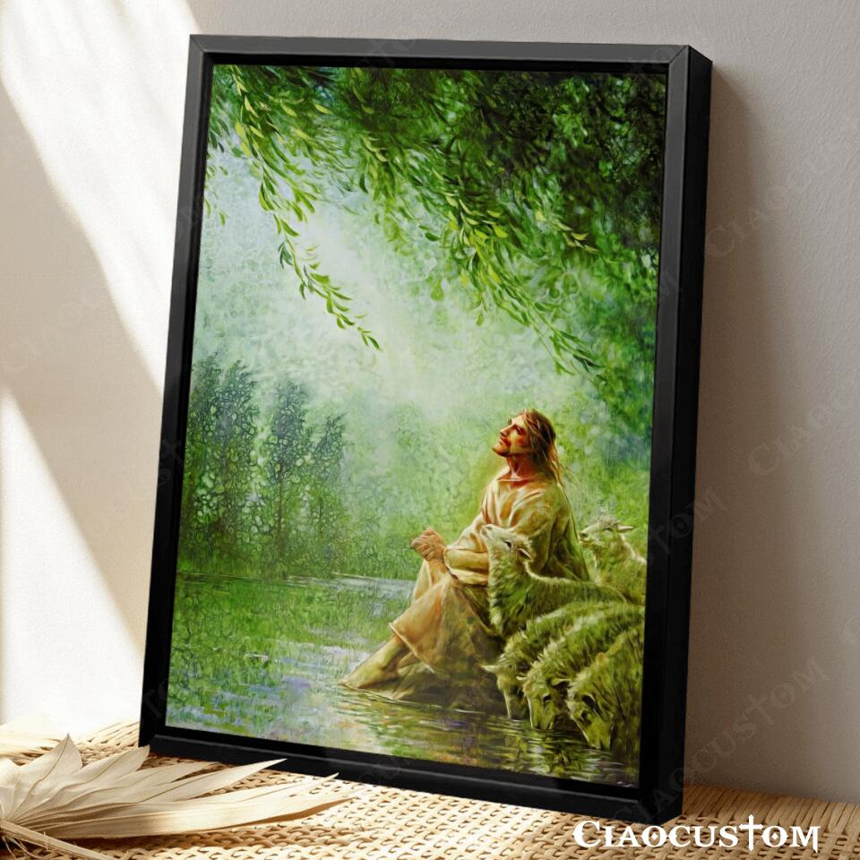 Jesus Wall Pictures 4 - Jesus Canvas Painting - Jesus Canvas Art - Jesus Poster - Jesus Canvas - Christian Gift - Ciaocustom