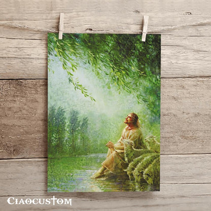 Jesus Wall Pictures 4 - Jesus Canvas Painting - Jesus Canvas Art - Jesus Poster - Jesus Canvas - Christian Gift - Ciaocustom