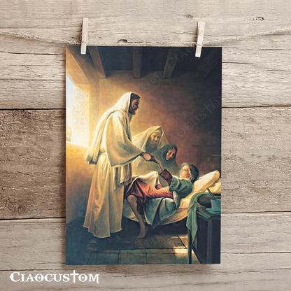 Jesus Wall Pictures 3 - Jesus Canvas Painting - Jesus Canvas Art - Jesus Poster - Jesus Canvas - Christian Gift - Ciaocustom