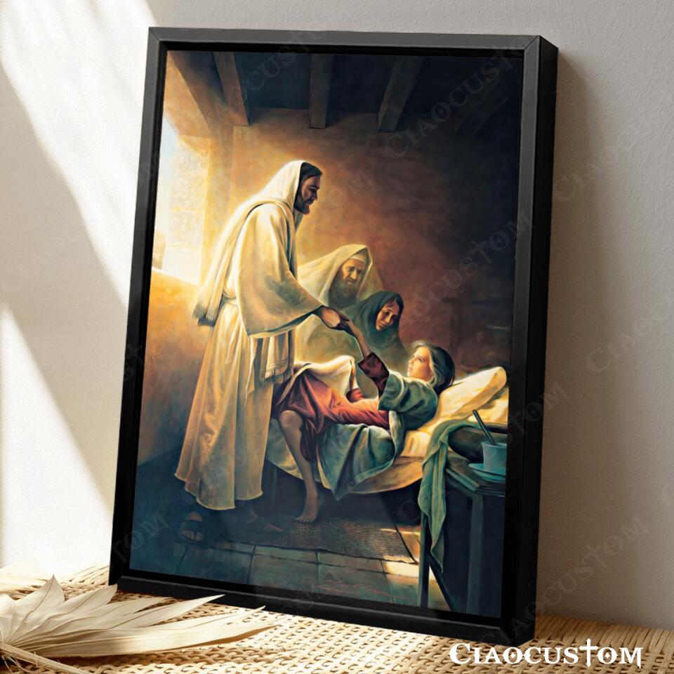 Jesus Wall Pictures 3 - Jesus Canvas Painting - Jesus Canvas Art - Jesus Poster - Jesus Canvas - Christian Gift - Ciaocustom