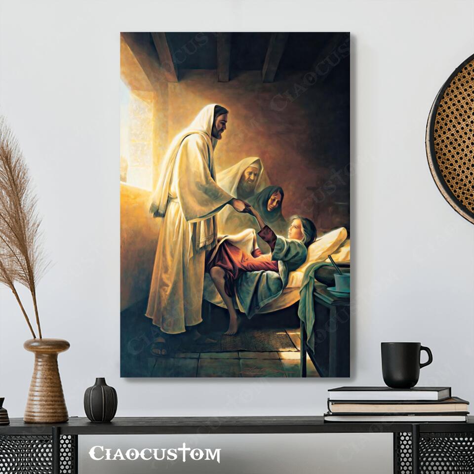 Jesus Wall Pictures 3 - Jesus Canvas Painting - Jesus Canvas Art - Jesus Poster - Jesus Canvas - Christian Gift - Ciaocustom