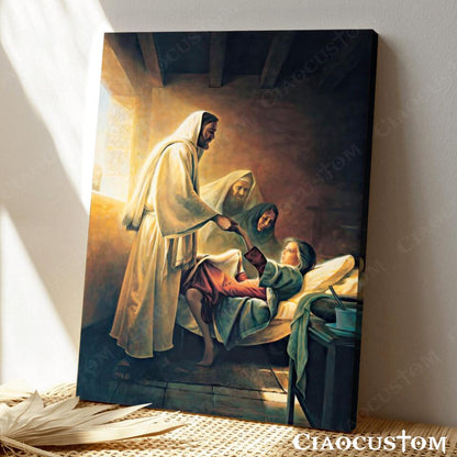 Jesus Wall Pictures 3 - Jesus Canvas Painting - Jesus Canvas Art - Jesus Poster - Jesus Canvas - Christian Gift - Ciaocustom