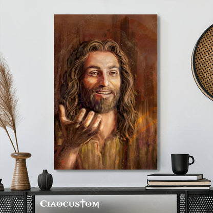 Jesus Wall Pictures 16 - Jesus Canvas Painting - Jesus Canvas Art - Jesus Poster - Jesus Canvas - Christian Gift - Ciaocustom