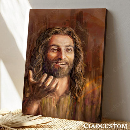 Jesus Wall Pictures 16 - Jesus Canvas Painting - Jesus Canvas Art - Jesus Poster - Jesus Canvas - Christian Gift - Ciaocustom