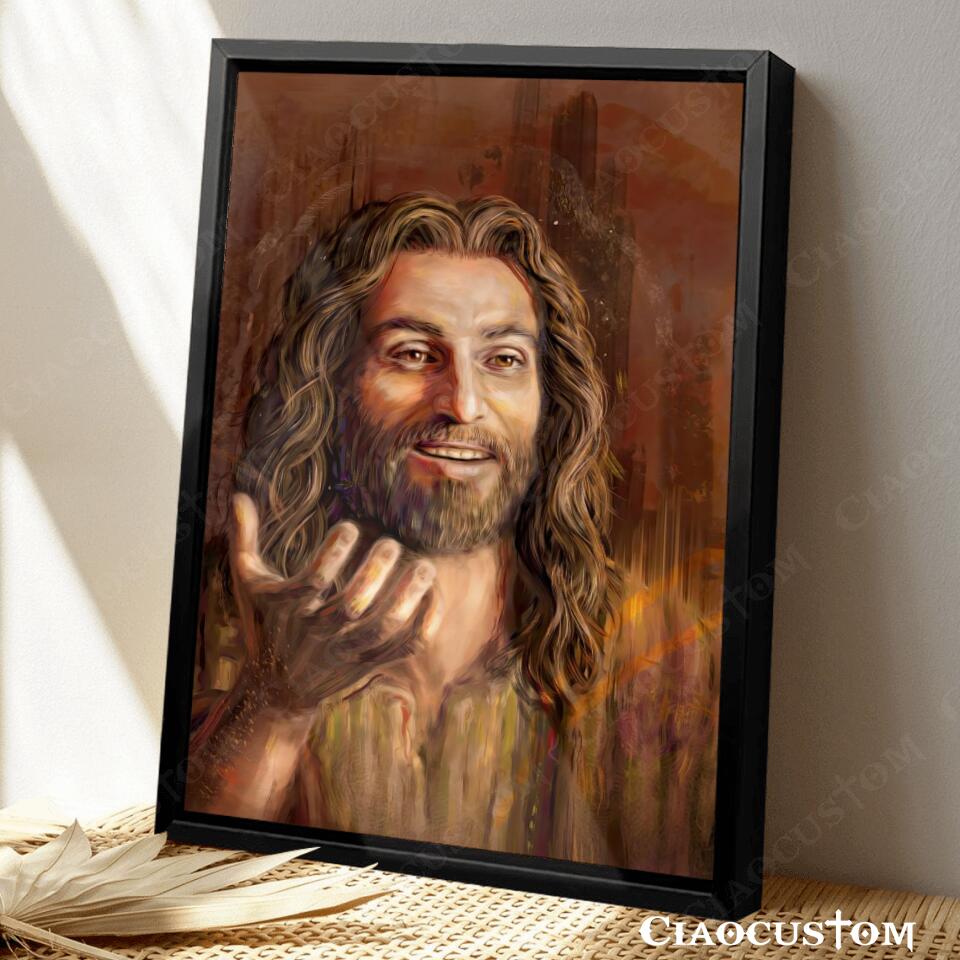 Jesus Wall Pictures 16 - Jesus Canvas Painting - Jesus Canvas Art - Jesus Poster - Jesus Canvas - Christian Gift - Ciaocustom