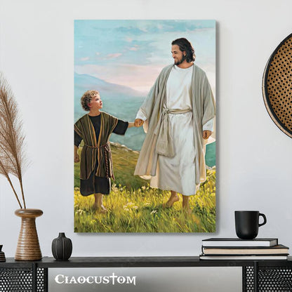 Jesus Wall Pictures 17 - Jesus Canvas Painting - Jesus Canvas Art - Jesus Poster - Jesus Canvas - Christian Gift - Ciaocustom