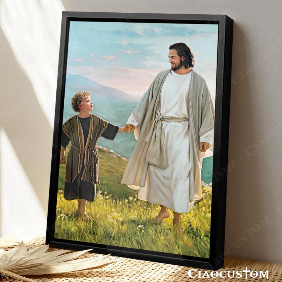 Jesus Wall Pictures 17 - Jesus Canvas Painting - Jesus Canvas Art - Jesus Poster - Jesus Canvas - Christian Gift - Ciaocustom