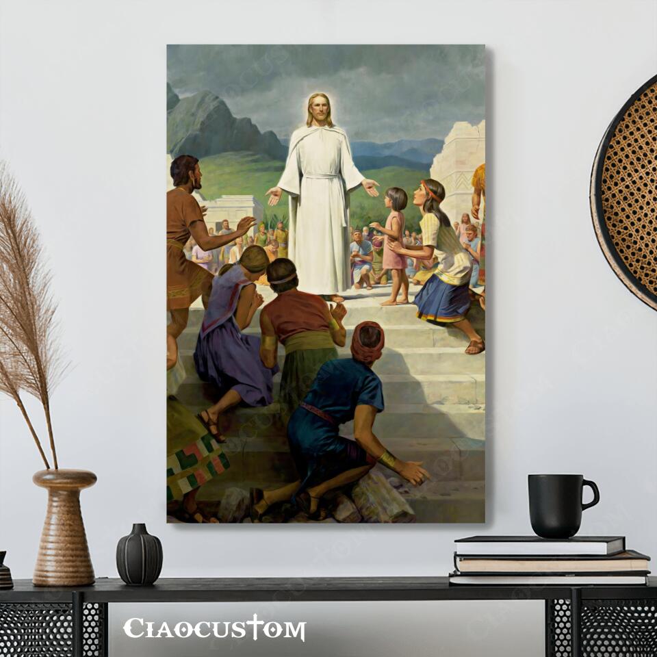 Jesus Wall Pictures 19 - Jesus Canvas Painting - Jesus Canvas Art - Jesus Poster - Jesus Canvas - Christian Gift - Ciaocustom