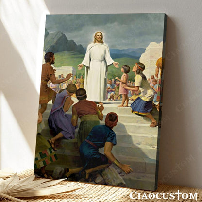 Jesus Wall Pictures 19 - Jesus Canvas Painting - Jesus Canvas Art - Jesus Poster - Jesus Canvas - Christian Gift - Ciaocustom