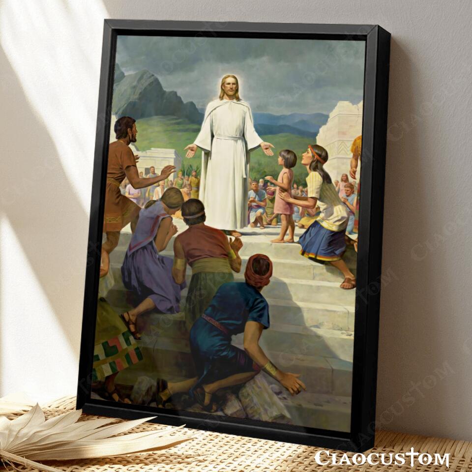 Jesus Wall Pictures 19 - Jesus Canvas Painting - Jesus Canvas Art - Jesus Poster - Jesus Canvas - Christian Gift - Ciaocustom