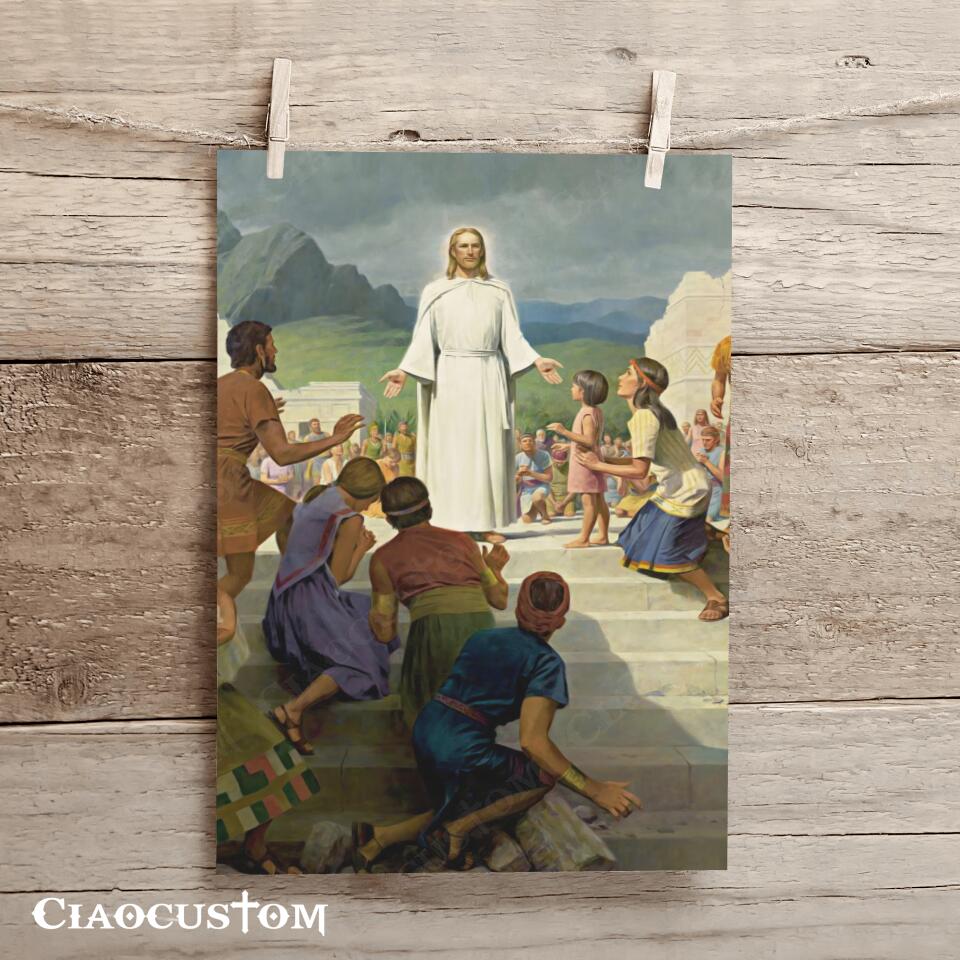 Jesus Wall Pictures 19 - Jesus Canvas Painting - Jesus Canvas Art - Jesus Poster - Jesus Canvas - Christian Gift - Ciaocustom