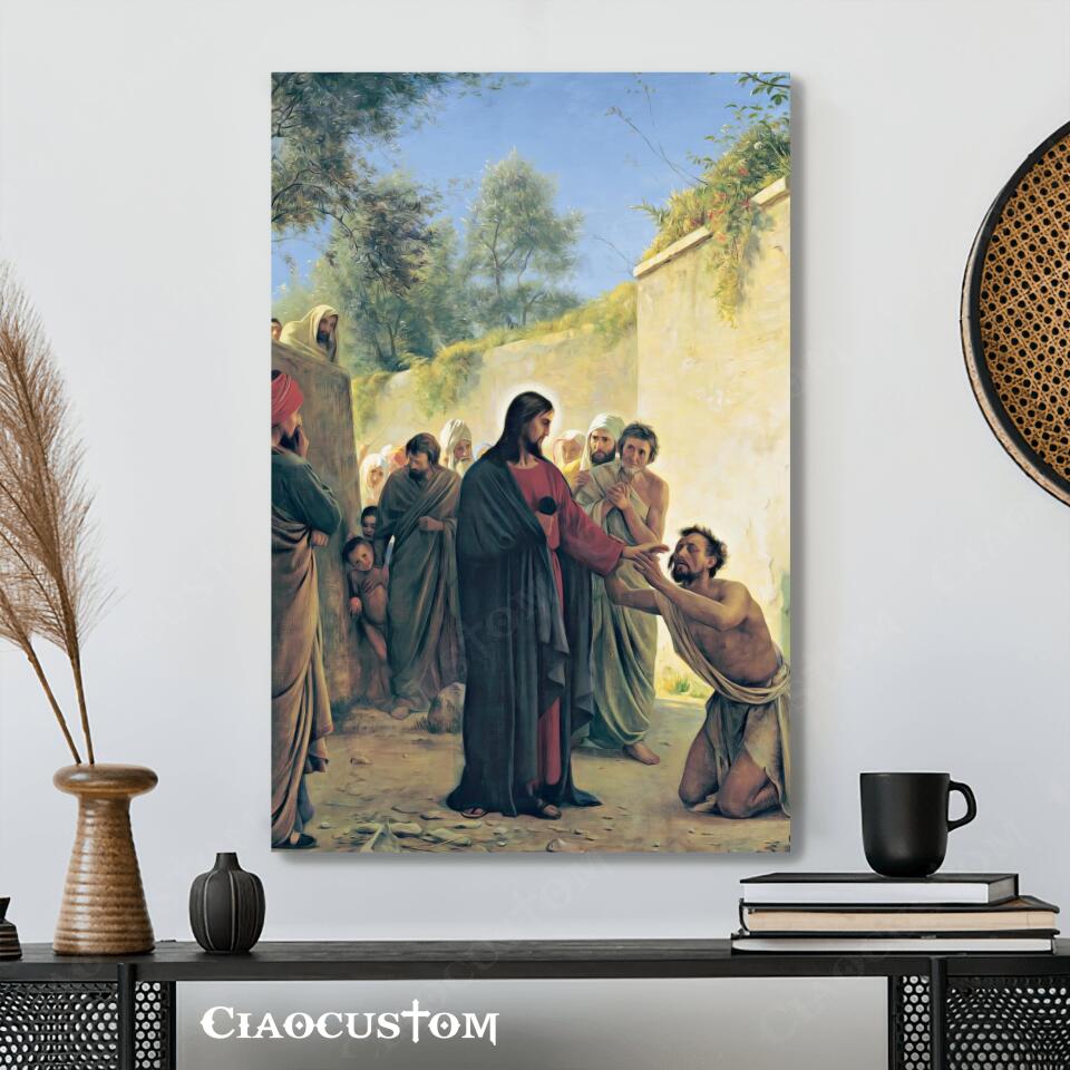 Jesus Wall Pictures 21 - Jesus Canvas Painting - Jesus Canvas Art - Jesus Poster - Jesus Canvas - Christian Gift - Ciaocustom