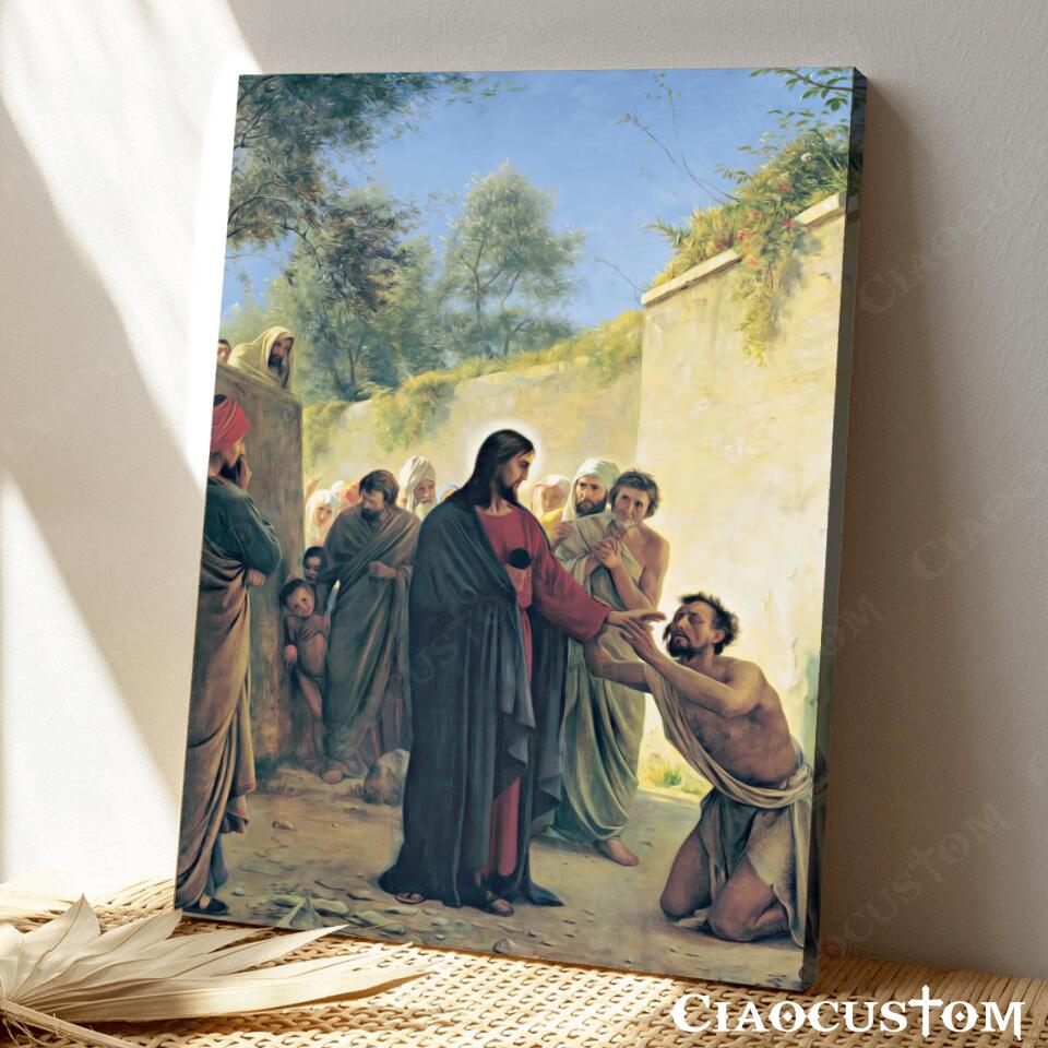 Jesus Wall Pictures 21 - Jesus Canvas Painting - Jesus Canvas Art - Jesus Poster - Jesus Canvas - Christian Gift - Ciaocustom