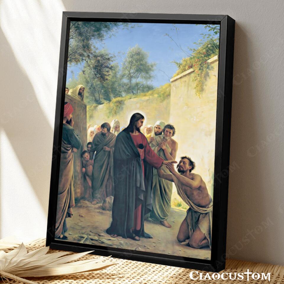 Jesus Wall Pictures 21 - Jesus Canvas Painting - Jesus Canvas Art - Jesus Poster - Jesus Canvas - Christian Gift - Ciaocustom