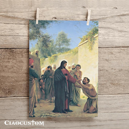 Jesus Wall Pictures 21 - Jesus Canvas Painting - Jesus Canvas Art - Jesus Poster - Jesus Canvas - Christian Gift - Ciaocustom