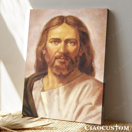 Face of Jesus - Jesus Canvas Painting - Jesus Canvas Art - Jesus Poster - Jesus Canvas - Christian Gift - Ciaocustom