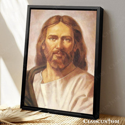 Face of Jesus - Jesus Canvas Painting - Jesus Canvas Art - Jesus Poster - Jesus Canvas - Christian Gift - Ciaocustom