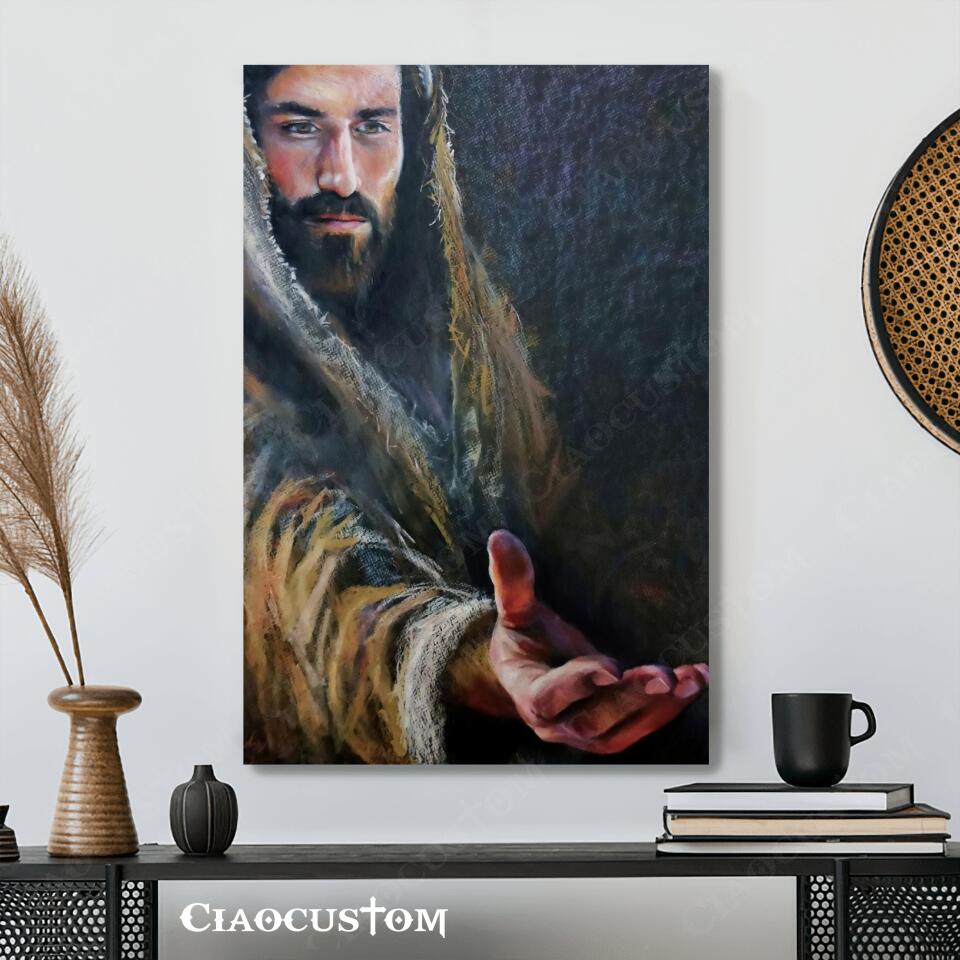 If You Declare With Your Mouth - Jesus Canvas Painting - Jesus Canvas Art - Jesus Poster - Jesus Canvas - Christian Gift - Ciaocustom