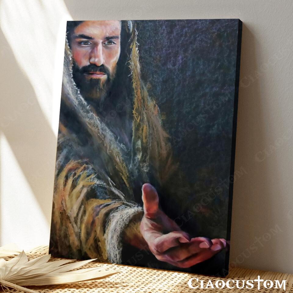 If You Declare With Your Mouth - Jesus Canvas Painting - Jesus Canvas Art - Jesus Poster - Jesus Canvas - Christian Gift - Ciaocustom