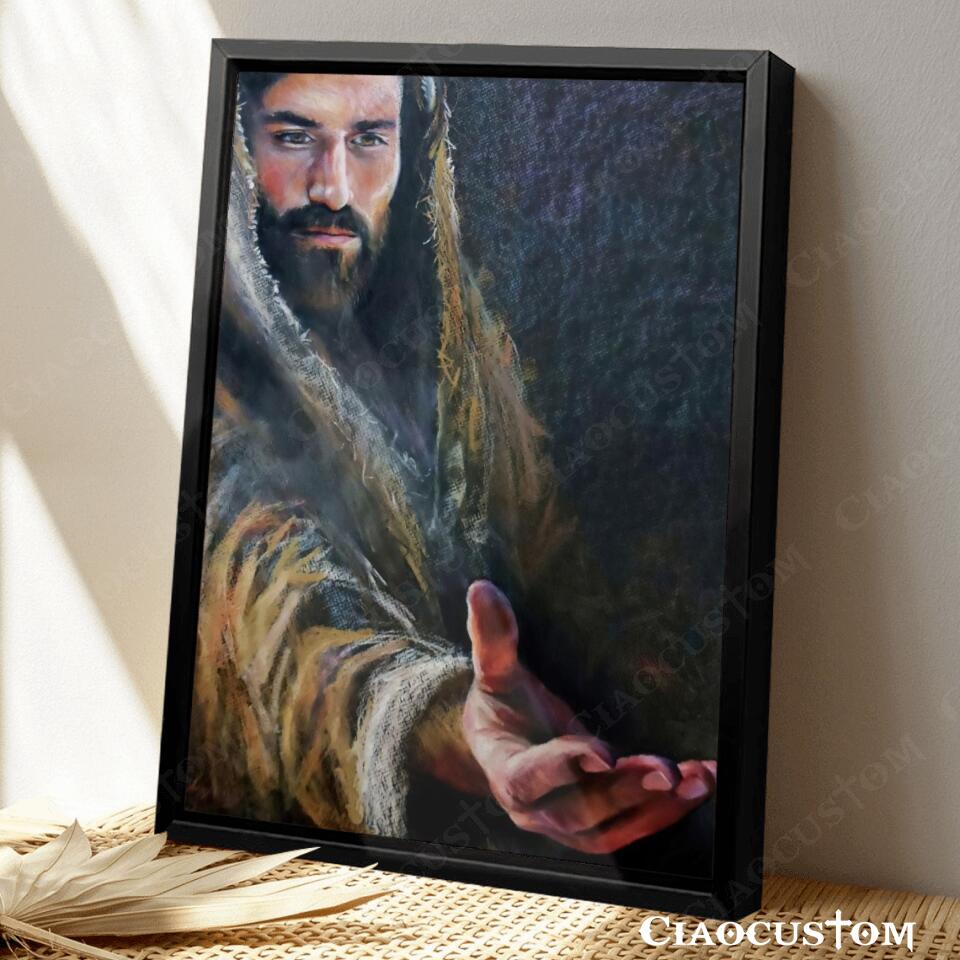 If You Declare With Your Mouth - Jesus Canvas Painting - Jesus Canvas Art - Jesus Poster - Jesus Canvas - Christian Gift - Ciaocustom