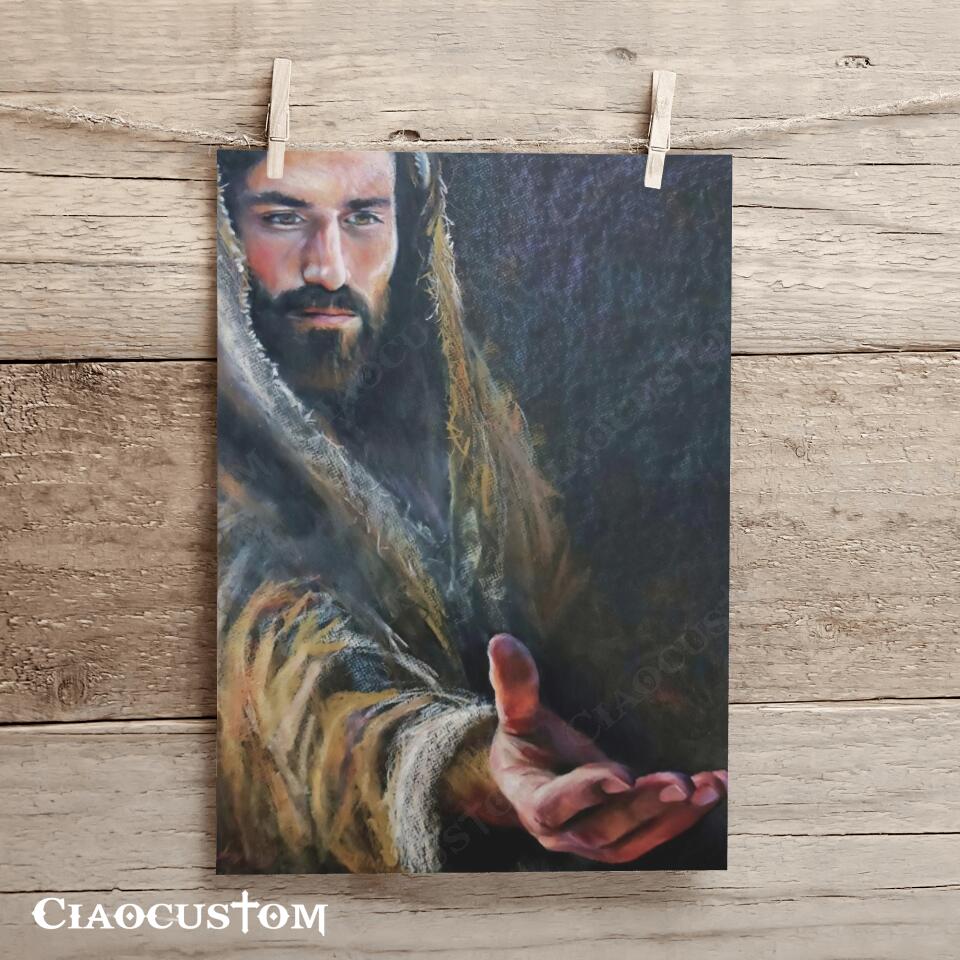 If You Declare With Your Mouth - Jesus Canvas Painting - Jesus Canvas Art - Jesus Poster - Jesus Canvas - Christian Gift - Ciaocustom