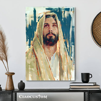 Face of God Painting - Jesus Wall Pictures - Jesus Canvas Art - Jesus Poster - Jesus Canvas - Christian Gift - Ciaocustom