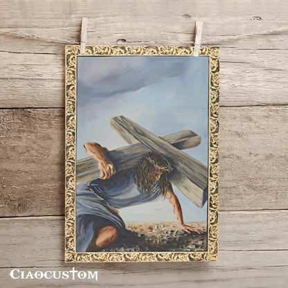 Stations Of The Cross Paintings - Jesus Wall Pictures - Jesus Canvas Painting - Jesus Poster - Jesus Canvas - Christian Gift - Ciaocustom