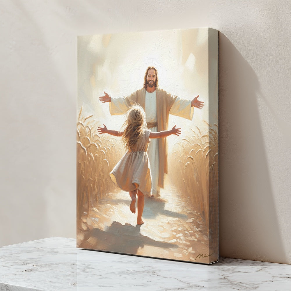 A Leap of Faith III, Christian Canvas Wall Art, Christmas Gift Ideas, Christian Home Decor, Ciaocustom