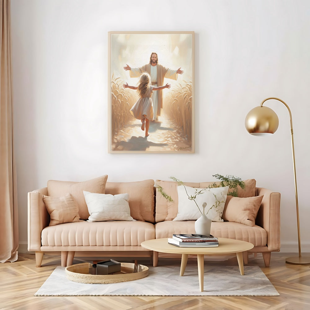 A Leap of Faith III, Christian Canvas Wall Art, Christmas Gift Ideas, Christian Home Decor, Ciaocustom