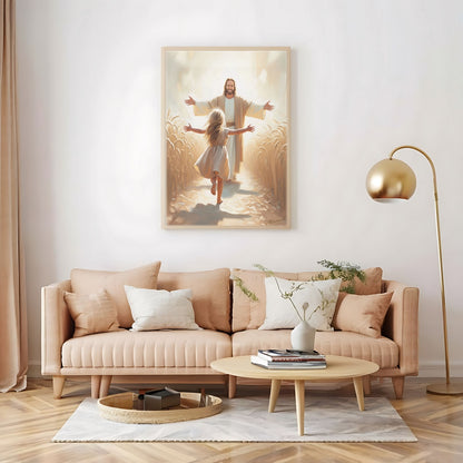 A Leap of Faith III, Christian Canvas Wall Art, Christmas Gift Ideas, Christian Home Decor, Ciaocustom