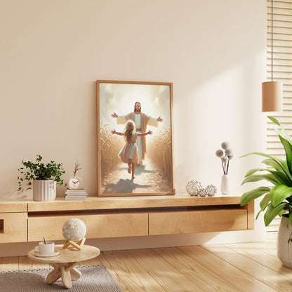 A Leap of Faith III, Christian Canvas Wall Art, Christmas Gift Ideas, Christian Home Decor, Ciaocustom