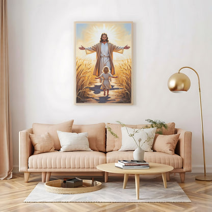 A Leap of Faith II, Christian Canvas Wall Art, Christmas Gift Ideas, Christian Home Decor, Ciaocustom