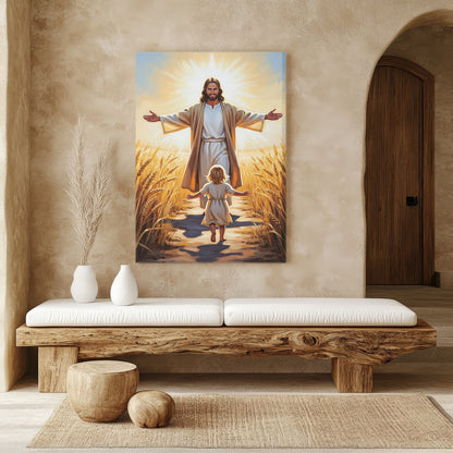 A Leap of Faith II, Christian Canvas Wall Art, Christmas Gift Ideas, Christian Home Decor, Ciaocustom