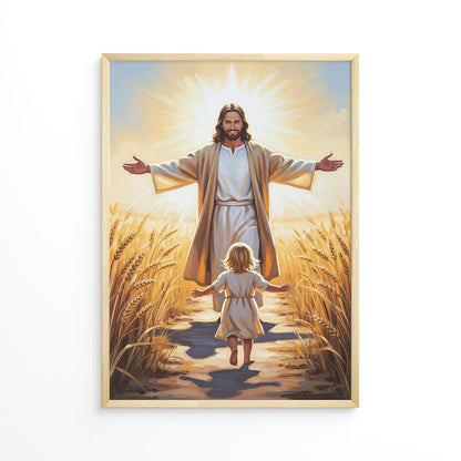 A Leap of Faith II, Christian Canvas Wall Art, Christmas Gift Ideas, Christian Home Decor, Ciaocustom