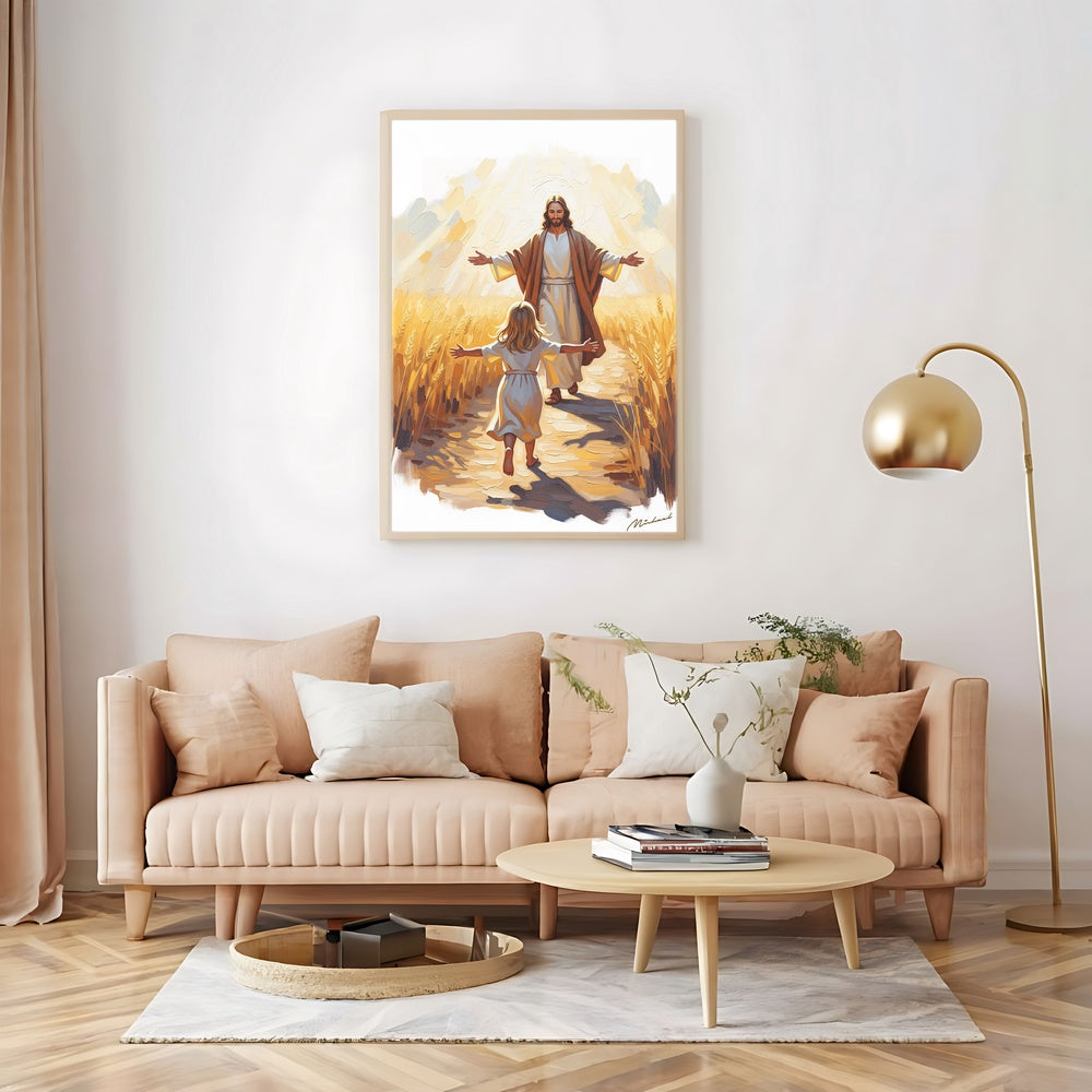 A Leap of Faith I, Christian Canvas Wall Art, Christmas Gift Ideas, Christian Home Decor, Ciaocustom