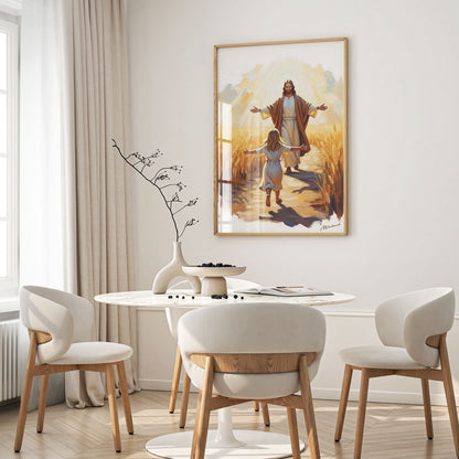 A Leap of Faith I, Christian Canvas Wall Art, Christmas Gift Ideas, Christian Home Decor, Ciaocustom