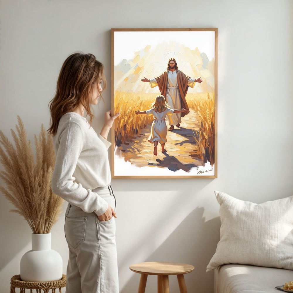 A Leap of Faith I, Christian Canvas Wall Art, Christmas Gift Ideas, Christian Home Decor, Ciaocustom