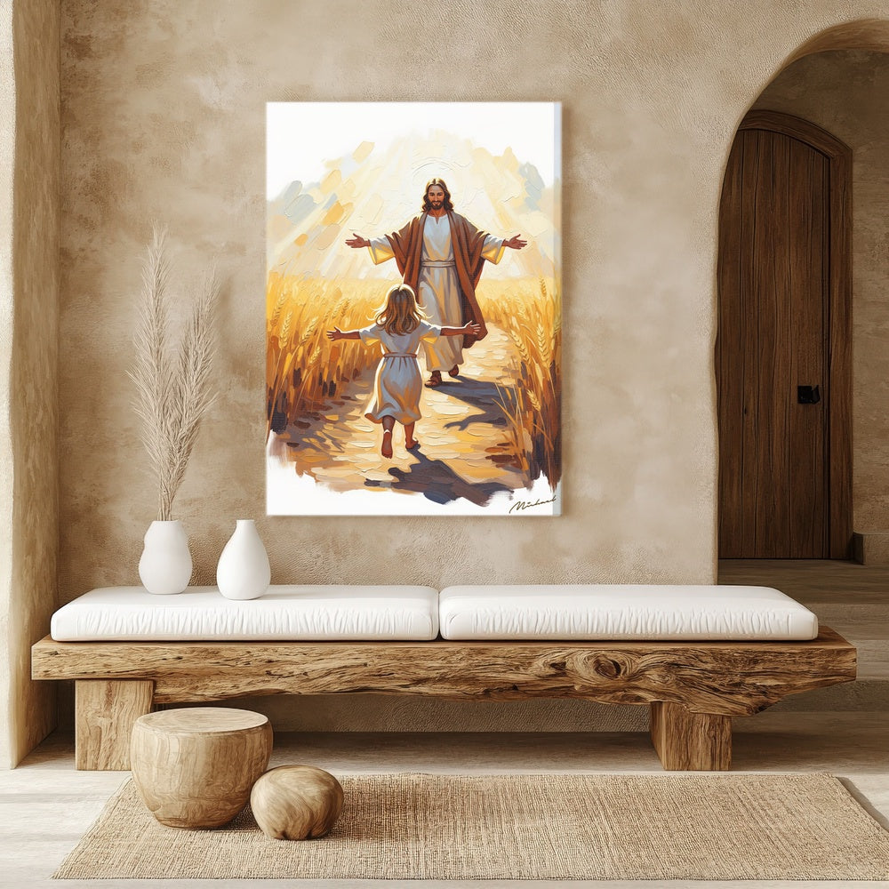 A Leap of Faith I, Christian Canvas Wall Art, Christmas Gift Ideas, Christian Home Decor, Ciaocustom