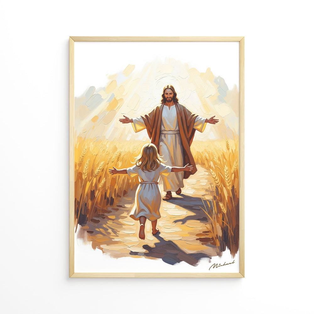 A Leap of Faith I, Christian Canvas Wall Art, Christmas Gift Ideas, Christian Home Decor, Ciaocustom