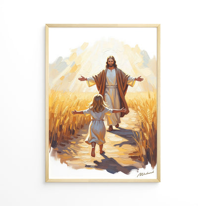 A Leap of Faith I, Christian Canvas Wall Art, Christmas Gift Ideas, Christian Home Decor, Ciaocustom