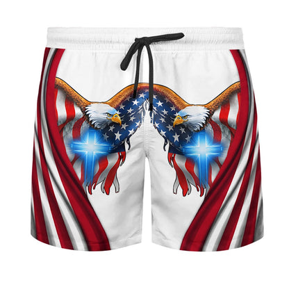 American Eagle One Nation Under God Hawaiian Shirt For Men and Women - Christian Hawaiian shirt