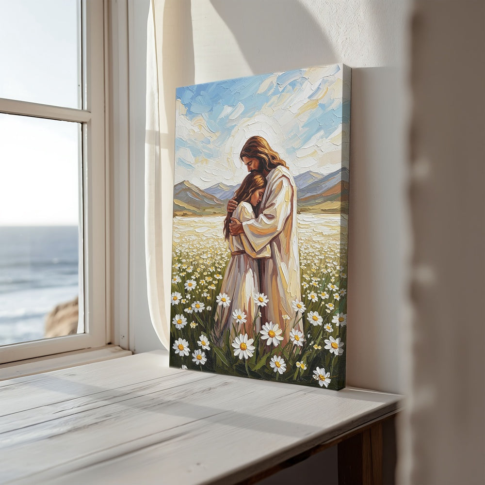 Arms of Mercy III, Christian Canvas Wall Art, Christmas Gift Ideas, Christian Home Decor, Ciaocustom