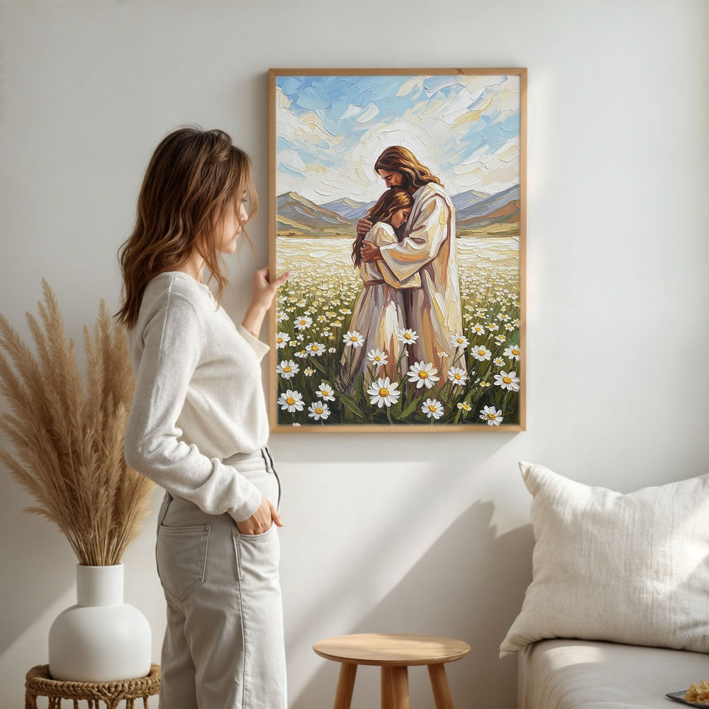 Arms of Mercy III, Christian Canvas Wall Art, Christmas Gift Ideas, Christian Home Decor, Ciaocustom