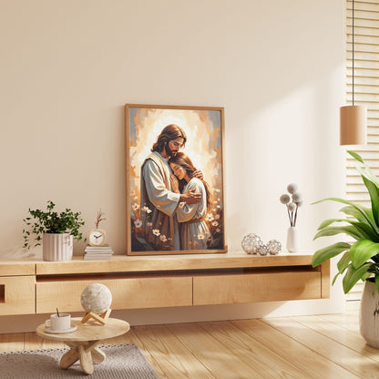 Arms of Mercy II, Christian Canvas Wall Art, Christmas Gift Ideas, Christian Home Decor, Ciaocustom