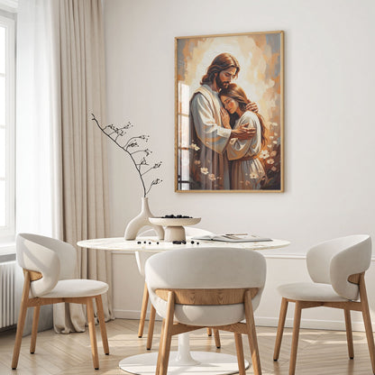 Arms of Mercy II, Christian Canvas Wall Art, Christmas Gift Ideas, Christian Home Decor, Ciaocustom