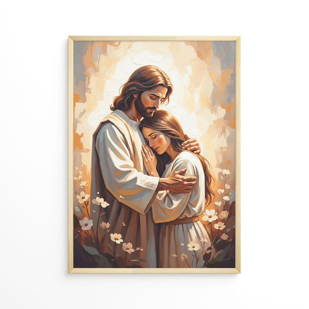 Arms of Mercy II, Christian Canvas Wall Art, Christmas Gift Ideas, Christian Home Decor, Ciaocustom