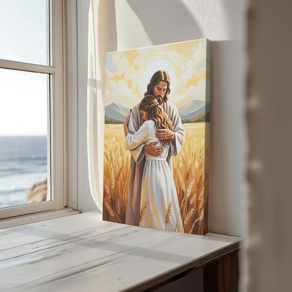 Arms of Mercy I, Christian Canvas Wall Art, Christmas Gift Ideas, Christian Home Decor, Ciaocustom