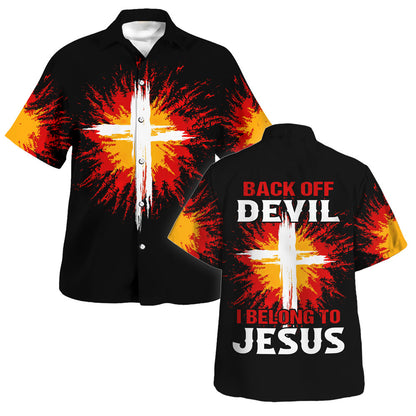 Back Of Devil I Belong To Jesus Hawaiian Shirt For Men and Women - Christian Hawaiian shirt